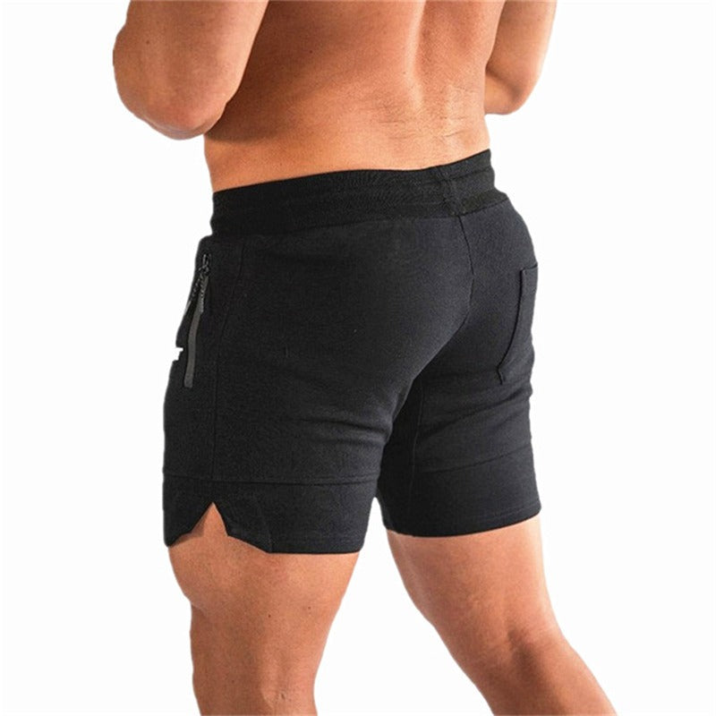 Zipper Pocket Sports Shorts