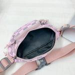 Chic Checkered Nylon Crossbody Bag - runwayfashionista.com