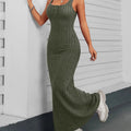 Ribbed Maxi Tank Dress
