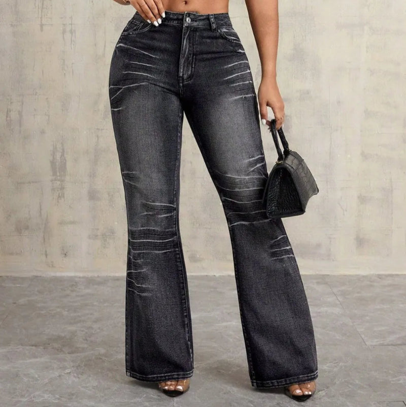 High Waist Bootcut Jeans
