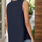 Loose Sleeveless Top - runwayfashionista.com