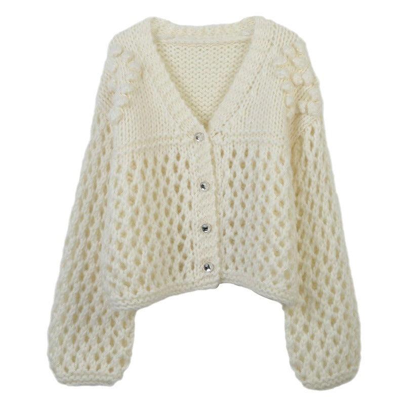 V-neck Long Sleeved Cardigan