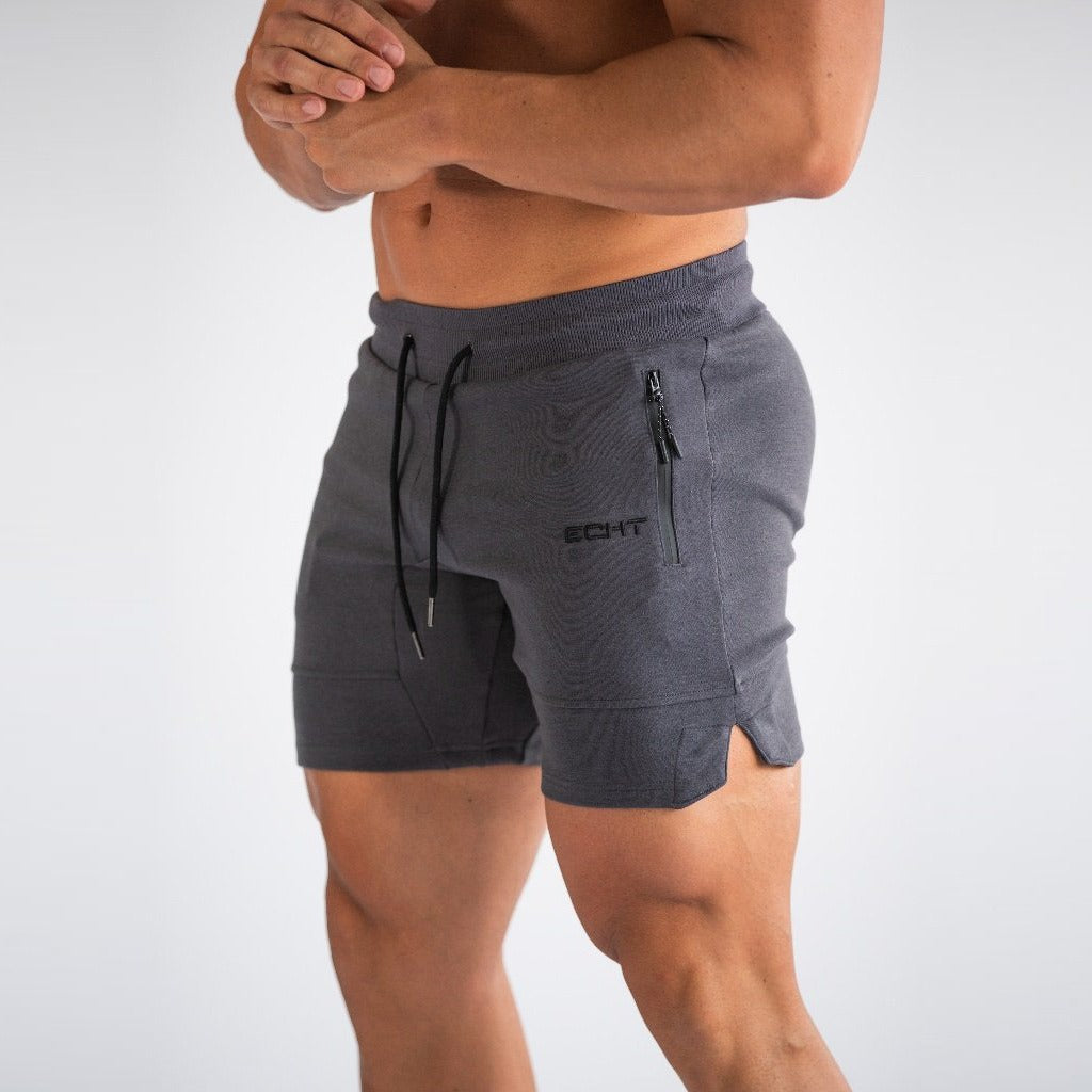 Zipper Pocket Sports Shorts