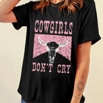 Graphic Round Neck Short Sleeve T-Shirt - runwayfashionista.com