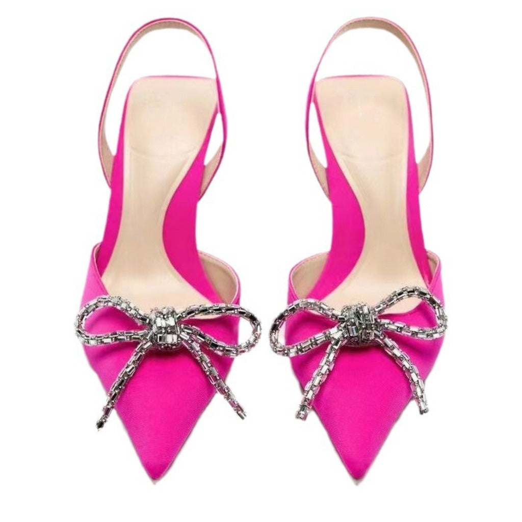 Bow High heels - runwayfashionista.com