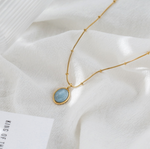 The Oval Aquamarine Pendant: A Timeless Essence of Modern Luxury