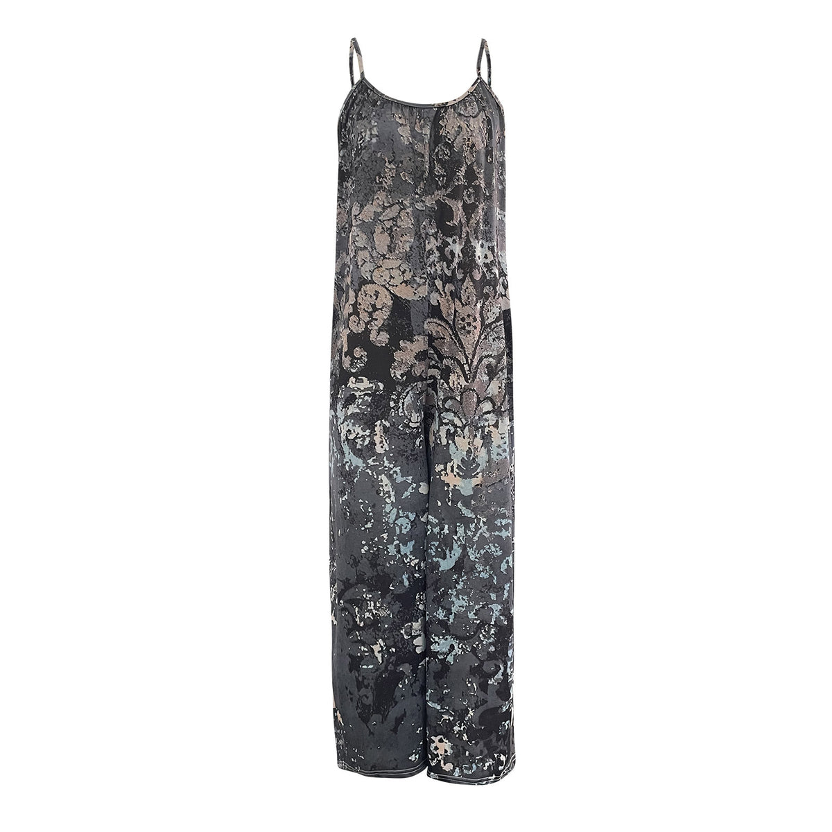 Camisole Jumpsuit Tie Dye Wide Leg - runwayfashionista.com