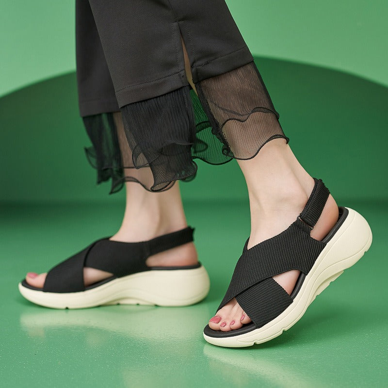 New Thick Sole Sandals - runwayfashionista.com