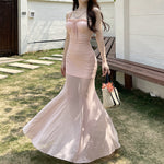 Pink Mesh Midi: Bold & Sleek