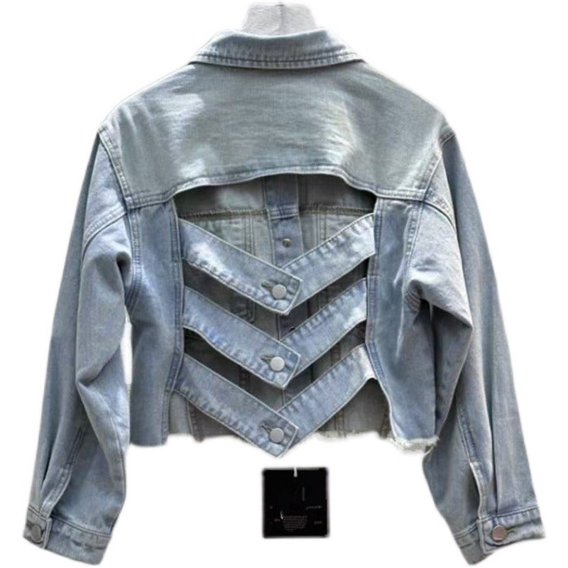 Loose fitting short jacket - runwayfashionista.com