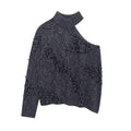 Hollow Bead Knitted Sweater