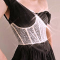 Lace Up Slim Corset - runwayfashionista.com