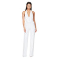 Sleeveless Halterneck Sequin Jumpsuit - runwayfashionista.com