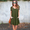V Neck Elegant Office Dress