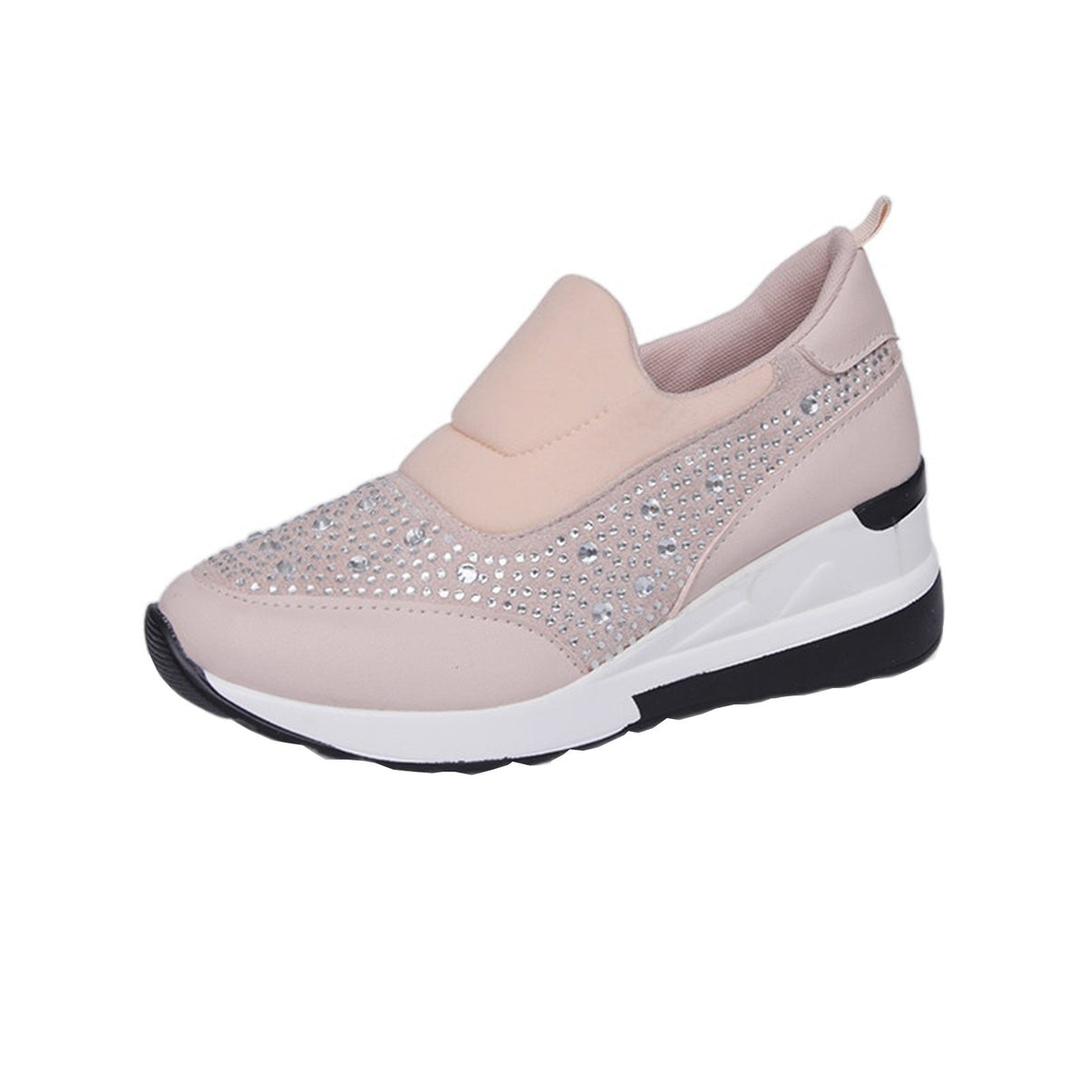 Large slope heel casual sports shoes - runwayfashionista.com