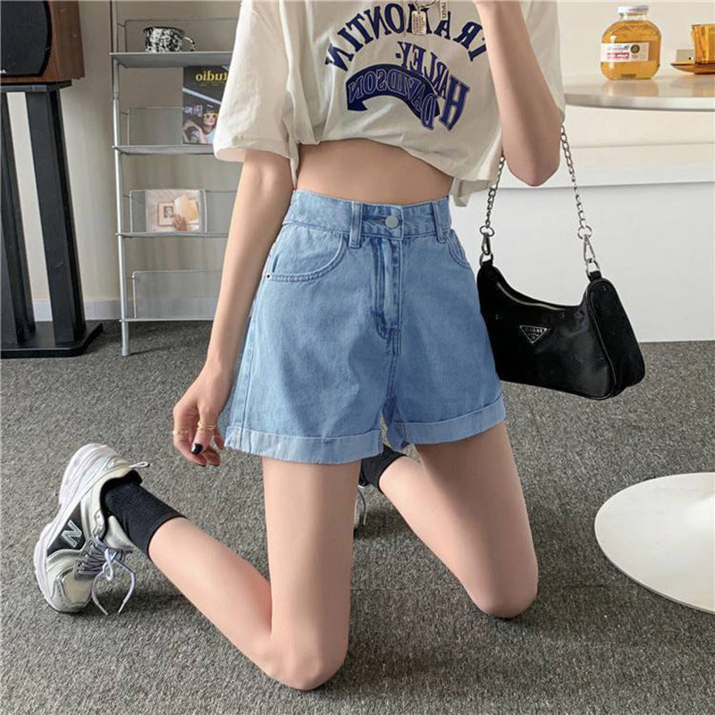 Casual Versatile Denim Shorts
