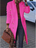 Multi Button Woollen Jacket - runwayfashionista.com