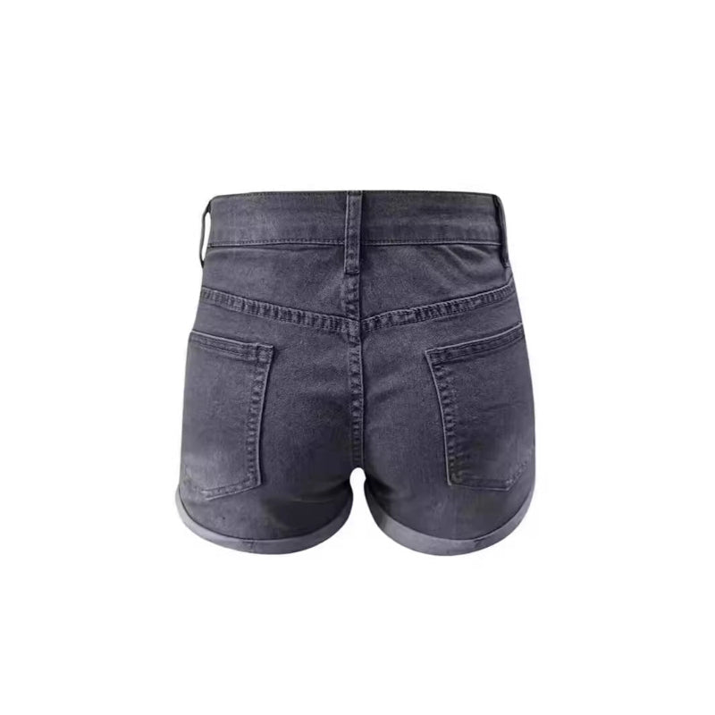 Edgy Summer Style: Ripped Denim Shorts for a Daring Look