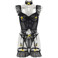 Backless Suspender Jumpsuit 4 Piece Set - runwayfashionista.com