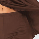 Scoop Neck Top and Shorts Lounge Set - runwayfashionista.com