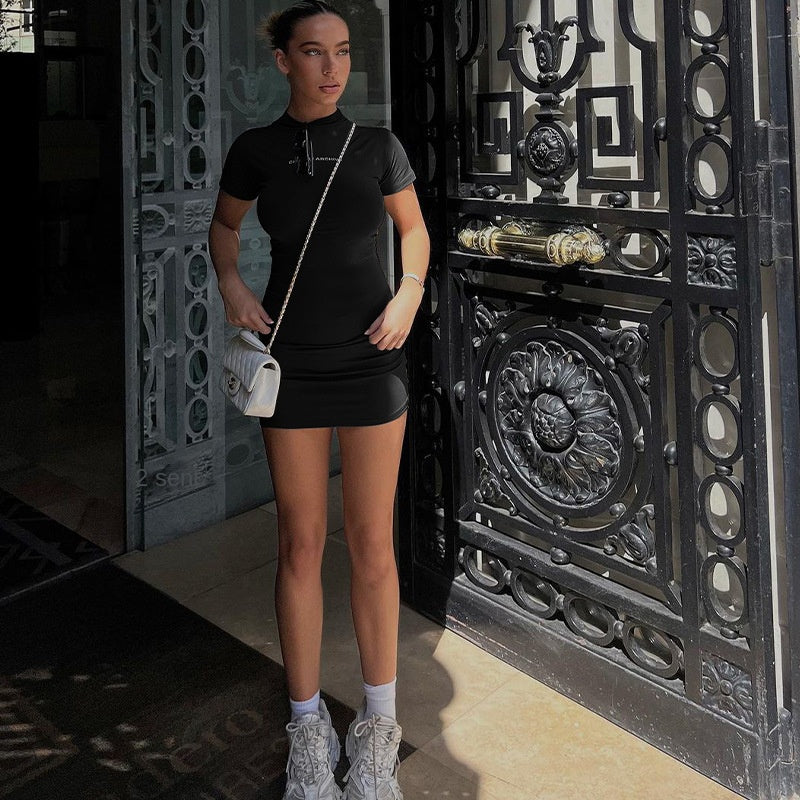 Confident & Sleek: The Short-Sleeved Dress