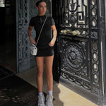 Confident & Sleek: The Short-Sleeved Dress