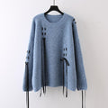 Sweet Cool Lazy Round Neck Sweater