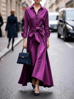 Lace Up POLO collar Dress Jacket