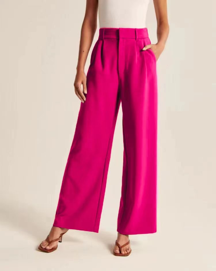 High waisted wide leg pants - runwayfashionista.com