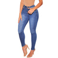  Low Waist Multi-Color Hip Lifting Slim Fit Women's Jeans - runwayfashionista.com