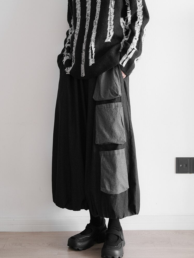 Yamamoto Dark Style High Waist Wide Leg Pants - runwayfashionista.com