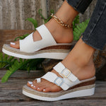 Outdoor Slope Heel Slippers