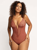 Lace Shapewear Bodysuit - runwayfashionista.com