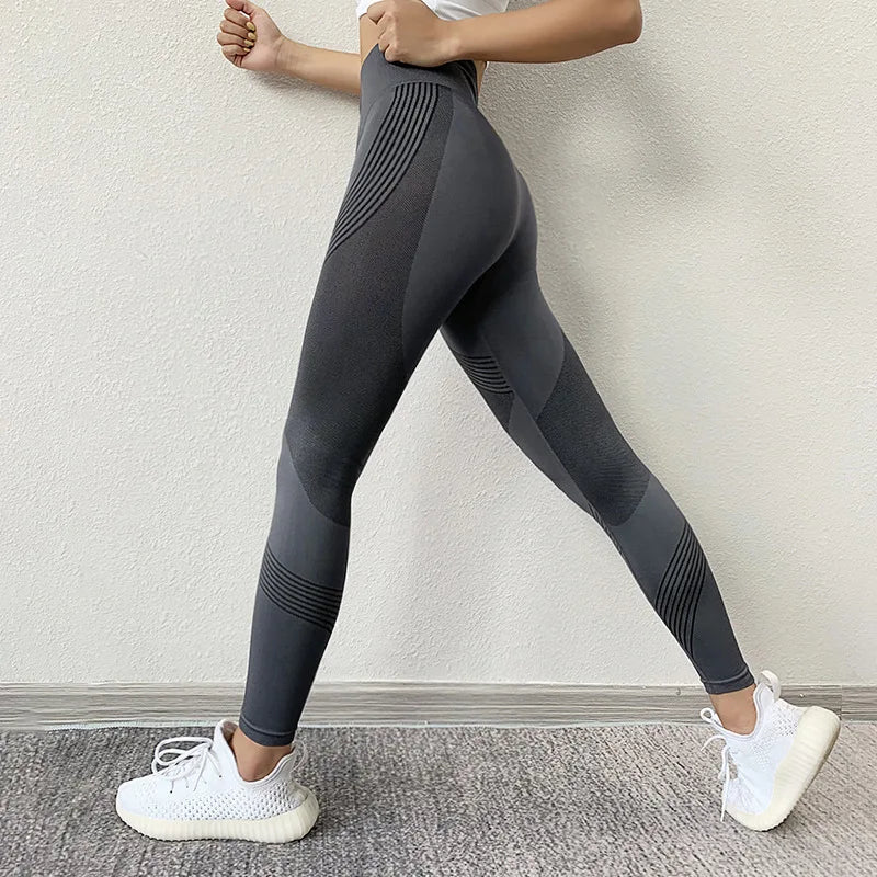 High Waist Quick-drying Leggings - runwayfashionista.com