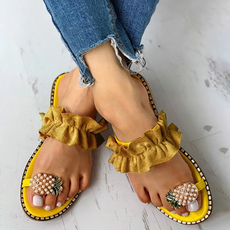 Flat Toe Bohemian Casual Shoes - runwayfashionista.com