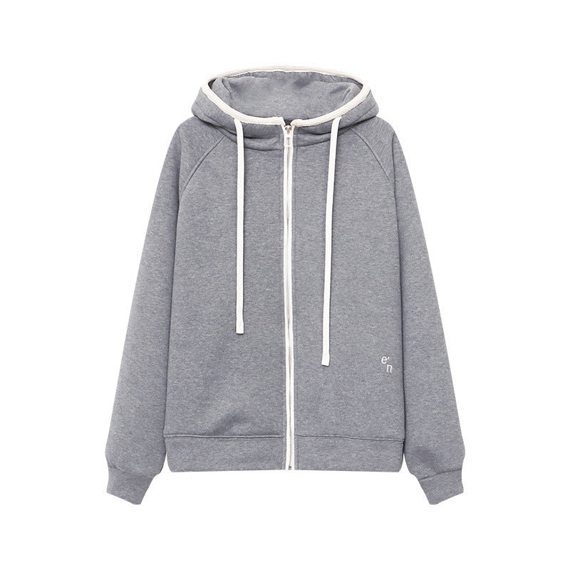 Loose Fleece Hoodie: Effortless Cool