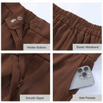 Pleated High-Waist Tailored Shorts