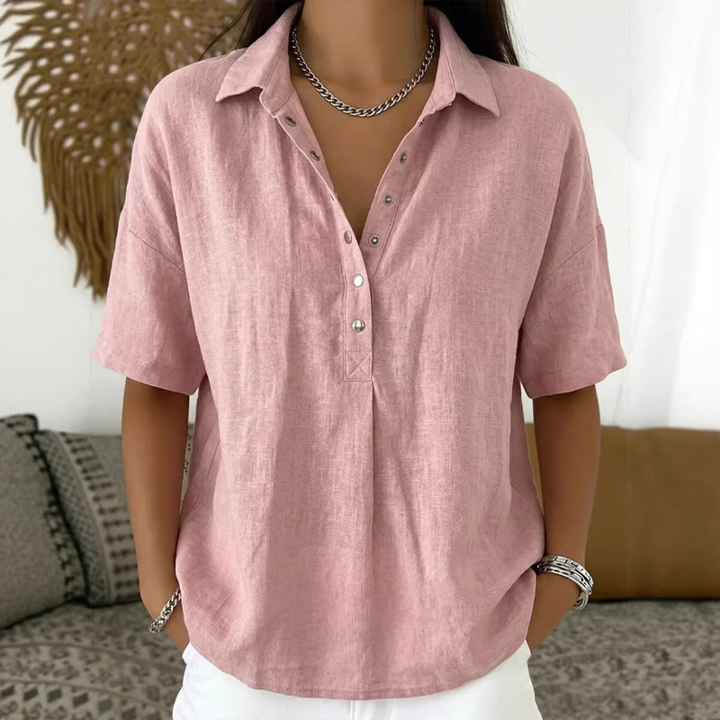 Short-sleeved Shirt - pink