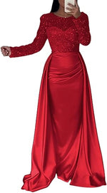 The Dazzling Queen Sequin Evening Gowns