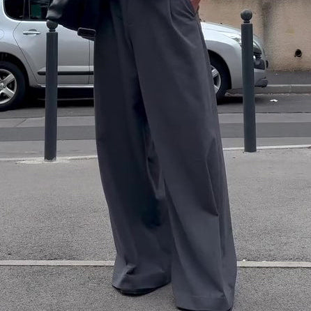Casual High Waist Wide Leg Pants