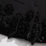 Elegant Three-dimensional Floral Loose-fitting Blazers
