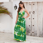 Sleeveless Swing Maxi DressSleeveless Swing Maxi Dress - green