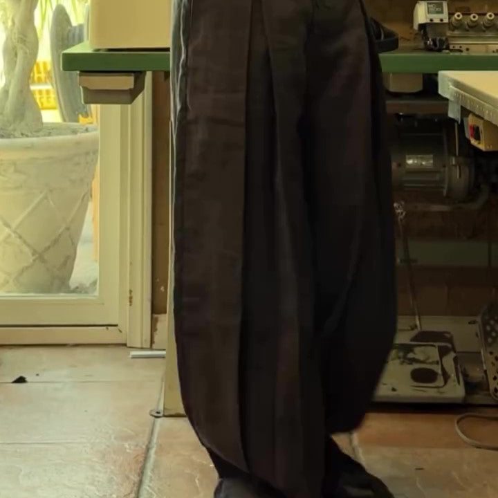 Casual Linen Wide-leg Pants