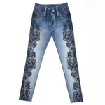 High Waist Tapered Jeans