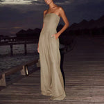 Loose Tube-top Jumpsuit