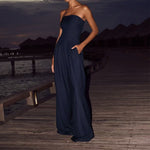 Loose Tube-top Jumpsuit