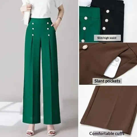 Chic High-Waisted Wide-Leg Pants