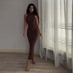 Sleeveless Bodycon Maxi Dress