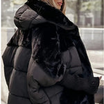 Chic Long Sleeve Hooded Jacket - back