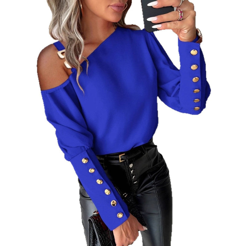 Elegant Commuter O-Neck Blouse